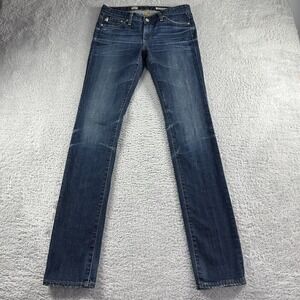 Adriano Goldschmied Jeans Womens 27R Premiere Skinny‎ Straight Whiskers Fading